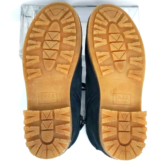 Zara Suede Boot, Size 37, Blue - Picture 8 of 8